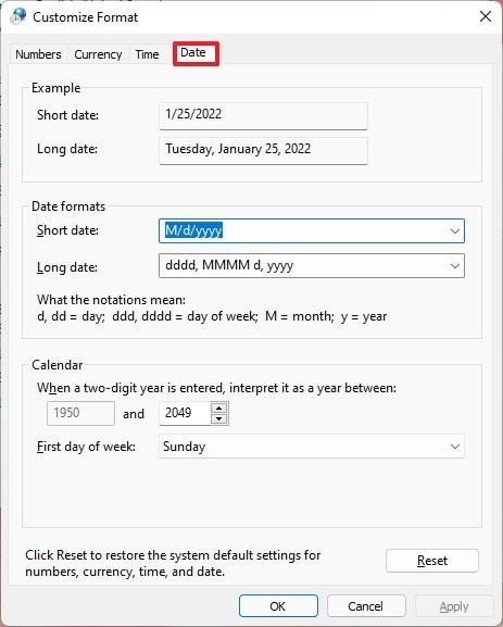 Comment modifier les paramètres de région