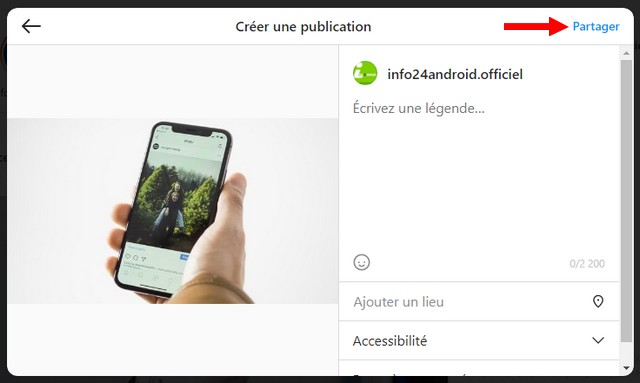 Comment publier sur Instagram depuis un PC