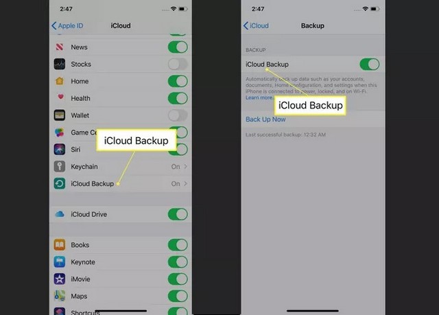 Comment sauvegarder un iPhone avec iCloud