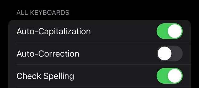 Désactiver la vérification orthographique