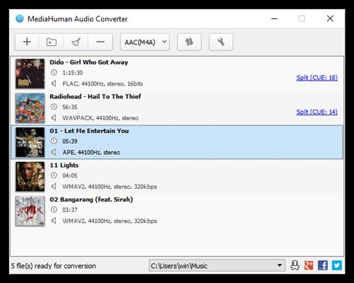 MediaHuman Audio Converter