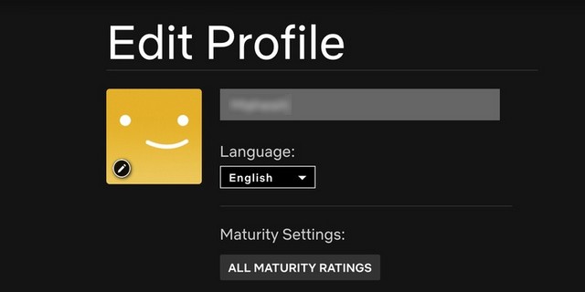 Modifier la langue sur Netflix Web à l'aide du menu Profils
