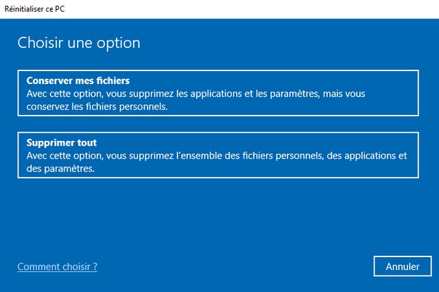 Réparer les icônes vides sur Windows 10