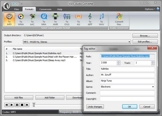 VSDC Free Audio Converter