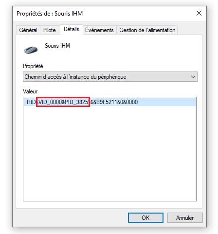 inverser le sens de défilement de la souris