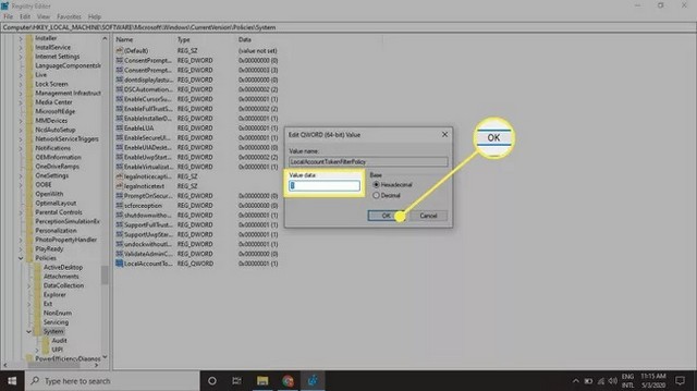 Add a key to the Windows Registry