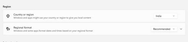 Change Microsoft Store country and region