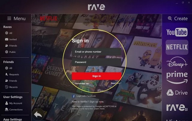 Connect to Netflix