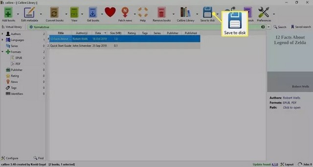 Convert ePUB to PDF with an ebook converter