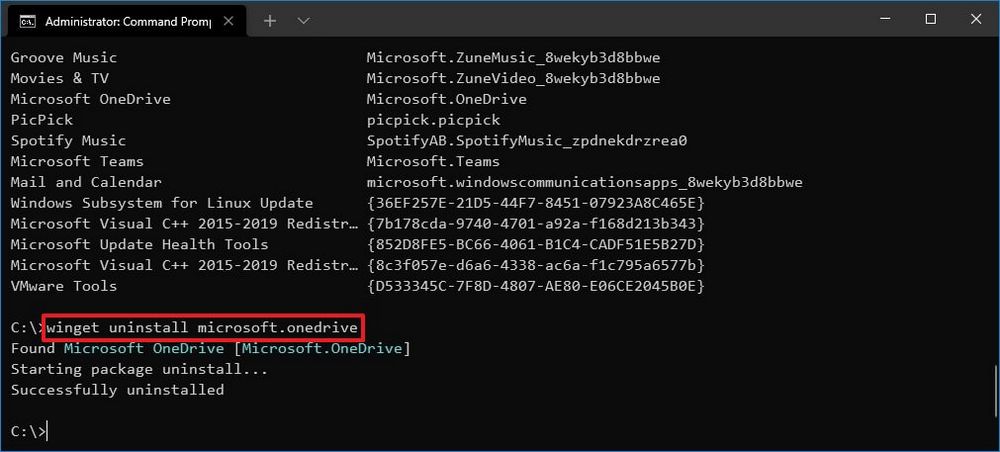Désinstaller OneDrive sur Windows 11