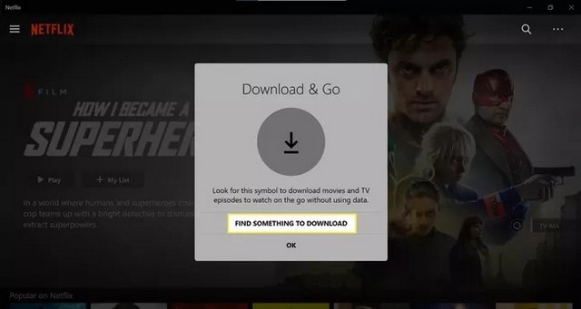 Launch the Netflix app