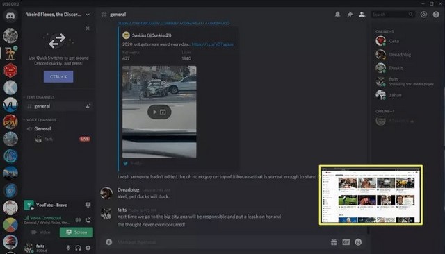 Partager votre écran sur Discord