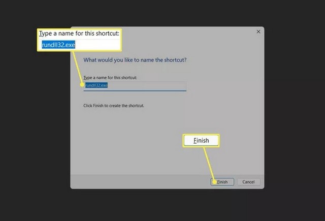 Place printer shortcut on desktop
