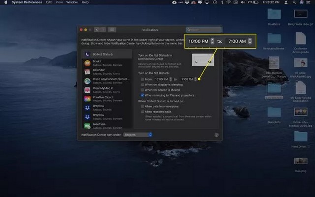 Programmer automatiquement Ne pas déranger
