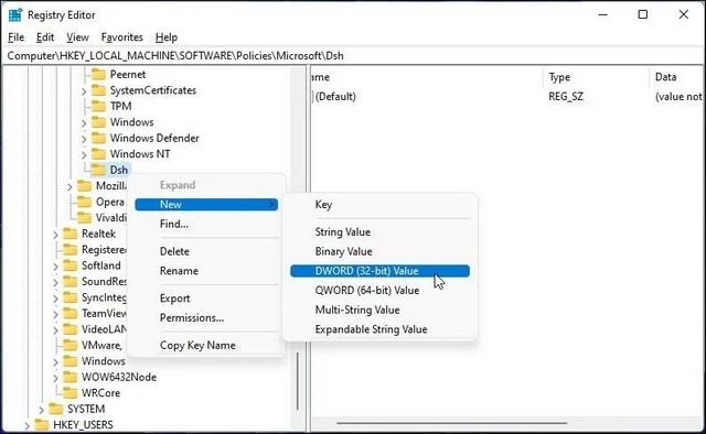 Rename new value
