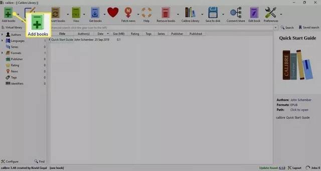 Select Add Books