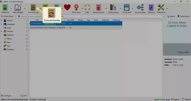 Select Convert Books