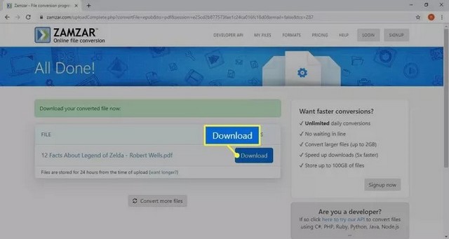 Select Download
