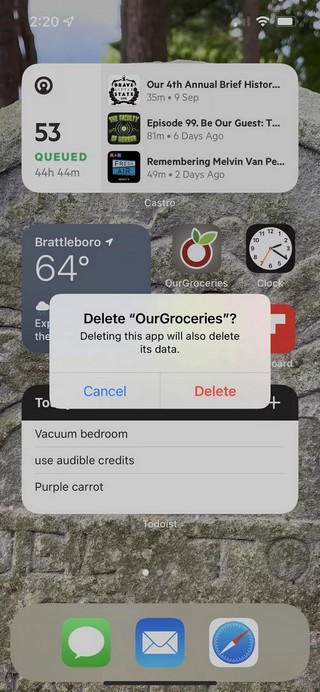 Completely delete apps from my iPhone 13