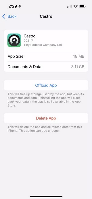 Delete iPhone 13 apps