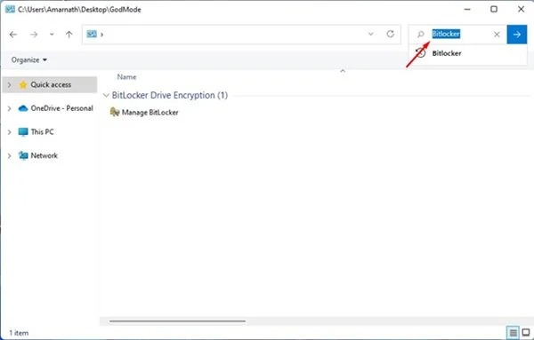 Use God Mode in Windows 11