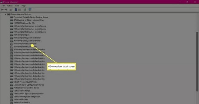 écran tactile compatible HID