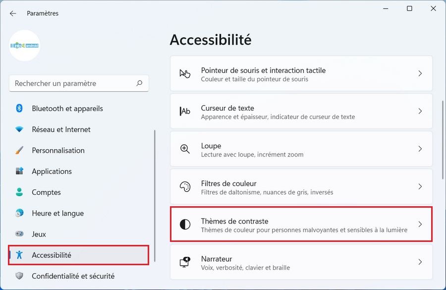 Accessibilité