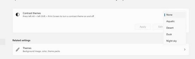 Activer le mode contraste élevé