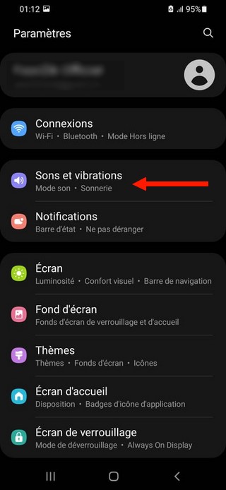 Appuyer sur Sons et vibrations