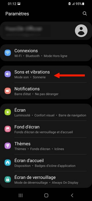 Appuyer sur Sons et vibrations