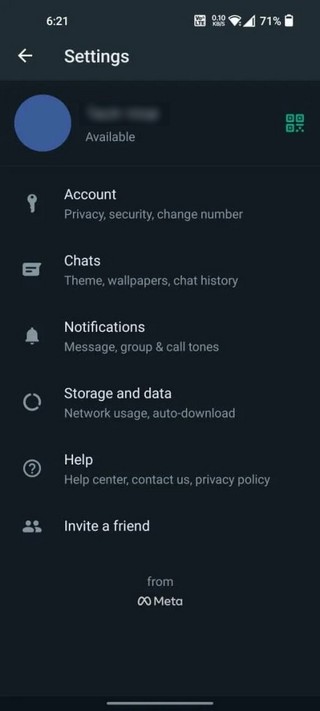 Appuyer sur l'icône de code QR