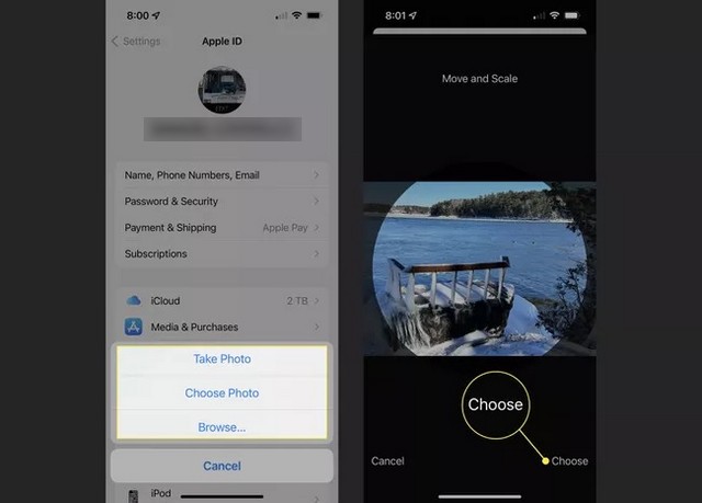 Changer la photo de votre identifiant Apple sur iPhone