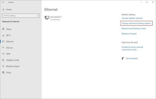 Configurer le partage de fichiers sous Windows