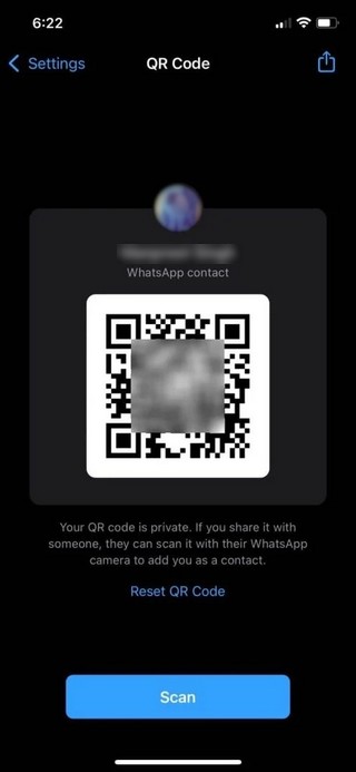 Crée un code QR pour votre profil WhatsApp