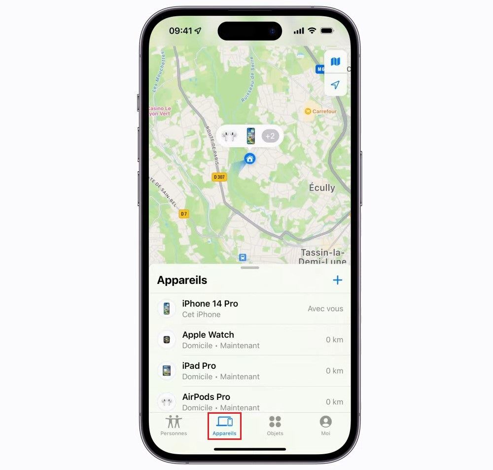 Localiser votre iPhone perdu ou volé