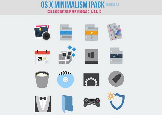 OS X Minimalism iPack