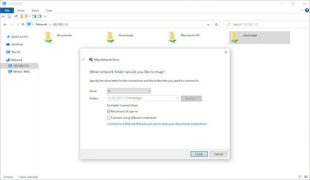 Partager des fichiers entre Mac et PC