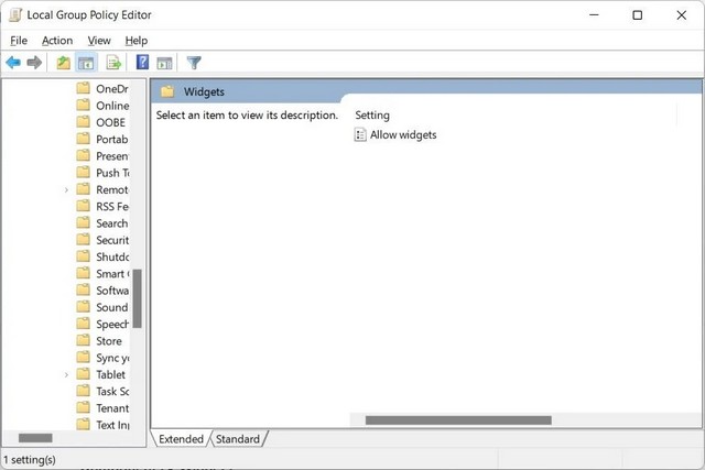 éditeur de stratégie de groupe