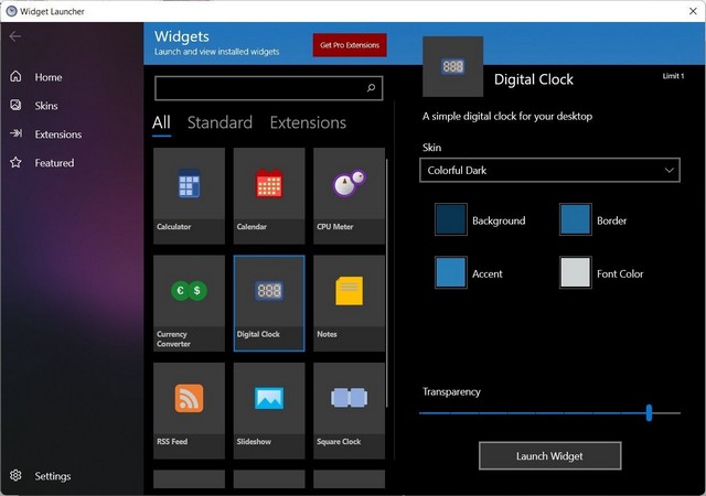 Ajouter des widgets à votre bureau Windows