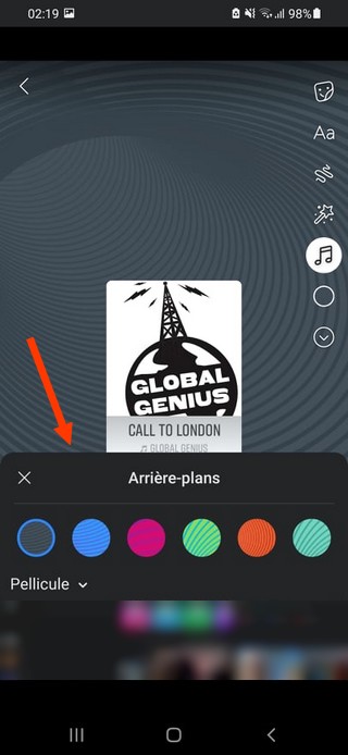 Ajouter une musique à sa story Facebook