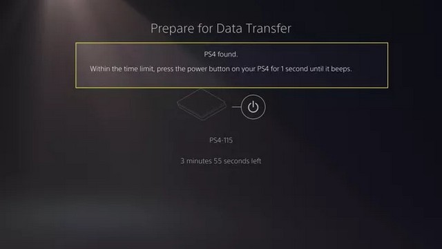 Appuyez sur le bouton d'alimentation
