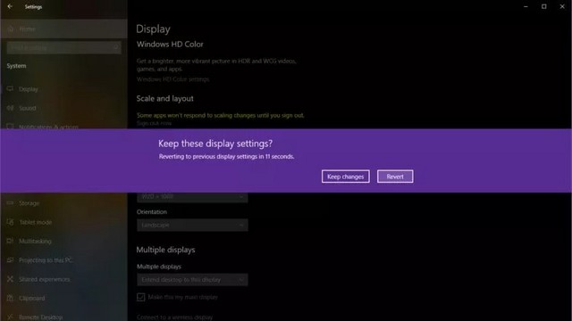 Changer la résolution de l'écran