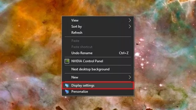 Changer la résolution d'écran dans Windows 10