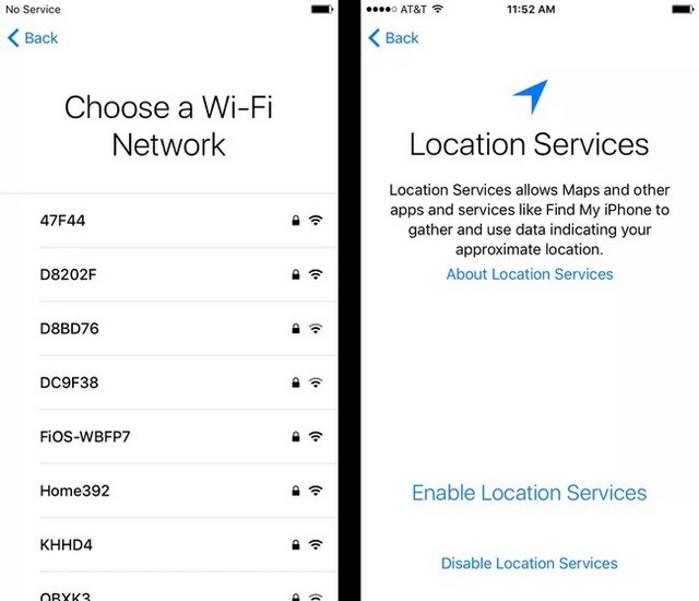 Choisissez un réseau WiFi