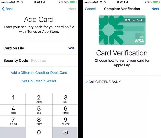 Configurer Apple Pay