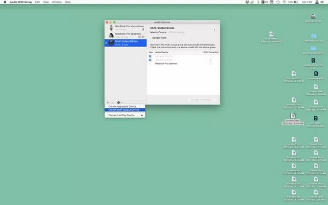 Créer un périphérique à sorties multiples
