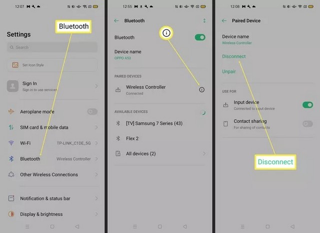 Déconnecter votre manette PS5 de votre smartphone