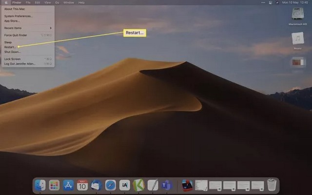 Démarrer un Mac en mode de récupération