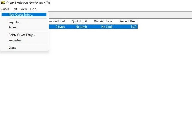 Disable or adjust quota limits