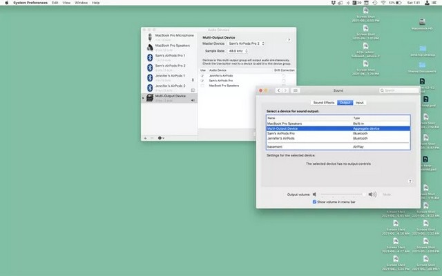 Envoyé aux deux ensembles d'AirPods